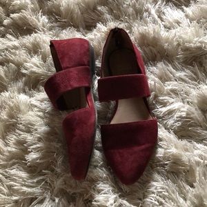Eileen Fisher suede flats